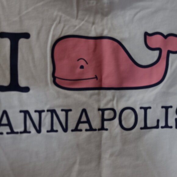 Vineyard Vines Annapolis White T-Shirt LG - Picture 6 of 7